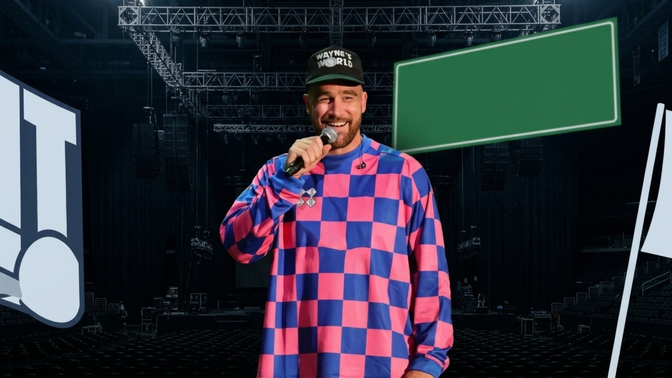 Travis Kelce Checkerboard Sweatshirt