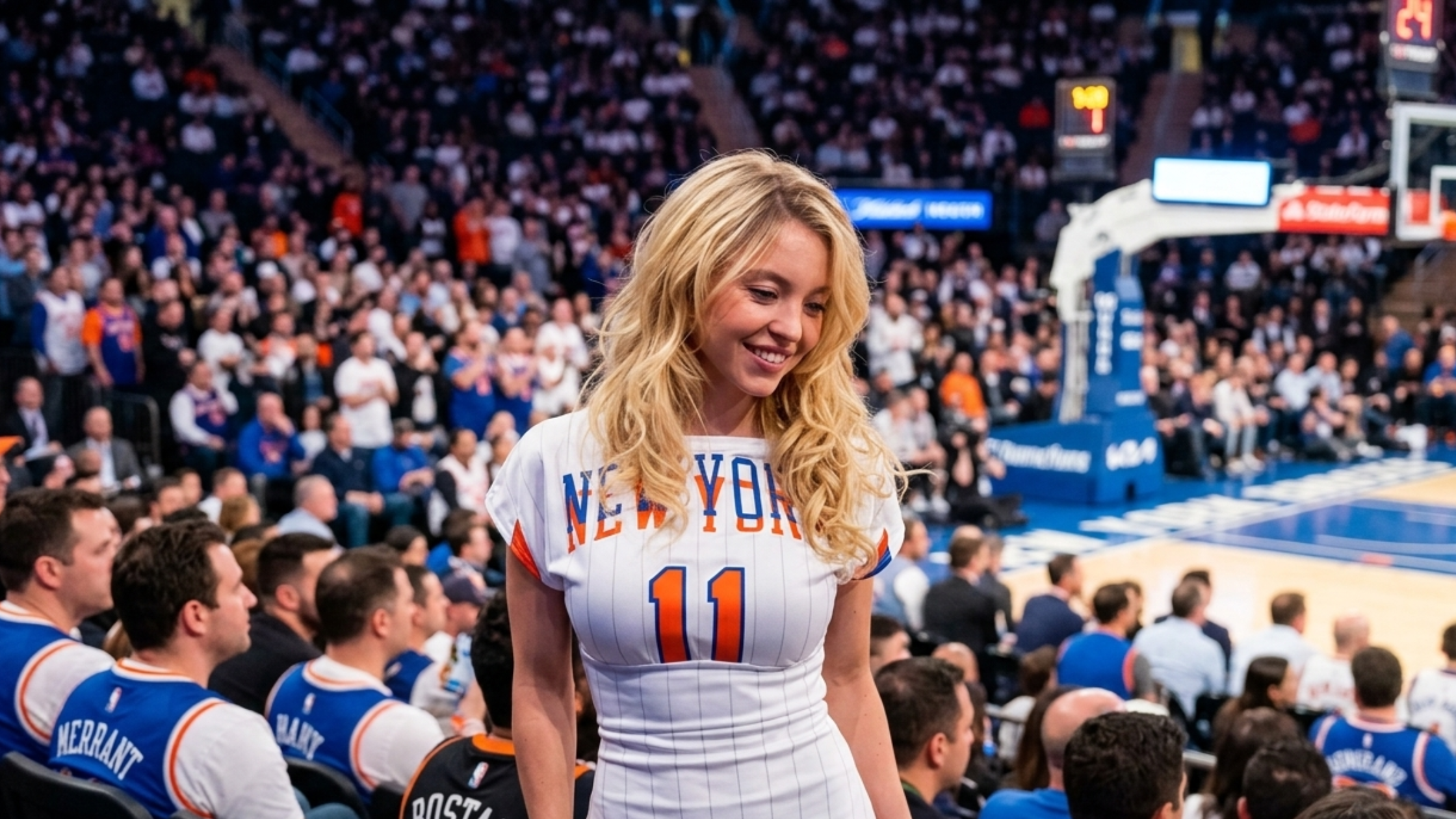 Sydney Sweeney NBA Jersey Shirt